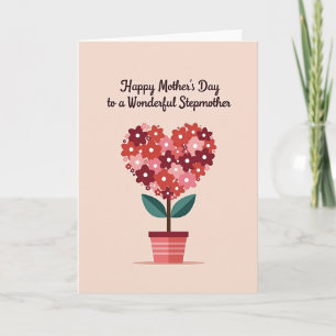 Floral Stepmothers Day Card