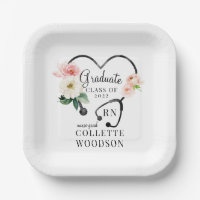 Floral Stethoscope Nurse Grad Class 2022 Party Pap