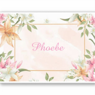Floral Sticker