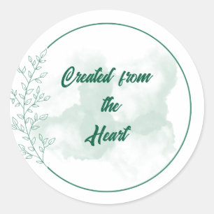 floral Sticker Design: Created from the Heart
