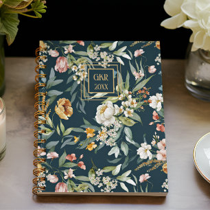 Floral, Still Life Art Pattern, Spiral Planner