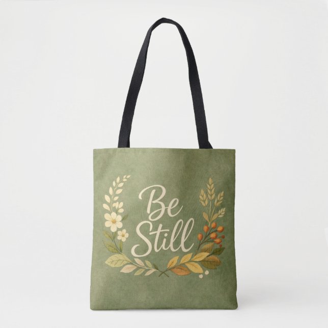 Floral Stillness  -  Tote Bag (Front)