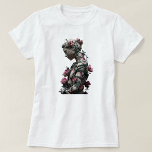Floral Stone Goddess T-Shirt