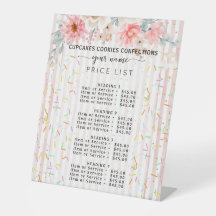 Floral stripes sprinkles Sweet Bakery Price List