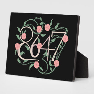 Floral Subtle Anti Trump 8647 86 47 Boho Plaque