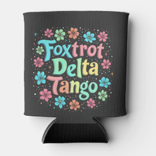 Floral Subtle Anti Trump 8647 Anti Maga Can Cooler