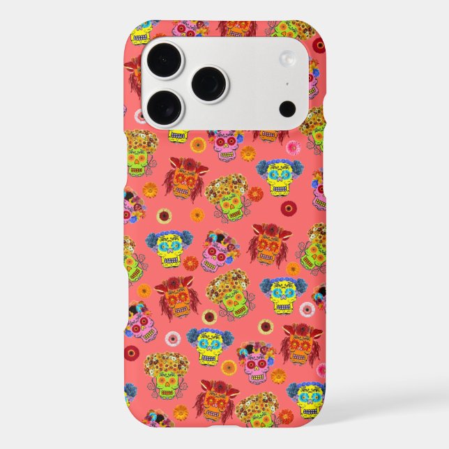 Floral Sugar Skull (Back)