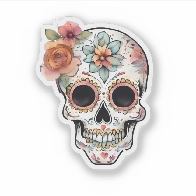 Floral Sugar Skull Celebration (Front)