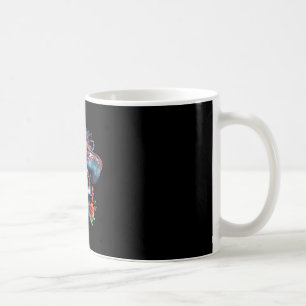 Floral Sugar Skull Day Of The Dead Dia De Muertos Coffee Mug