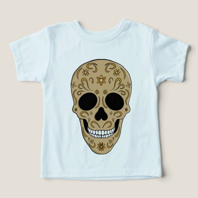 Floral Sugar Skull Dia de los Muertos (Design Front)