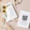 Floral Sunflower Eucalyptus QR Code Wedding