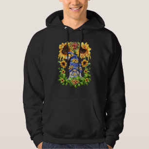 Floral Sunflower Gnome For Women Hippies And Cute Hoodie