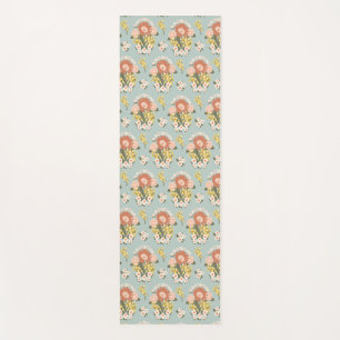 Floral Sunrise Yoga Mat