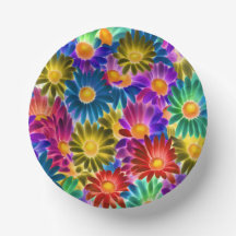 Floral Sunshine #444 - Paper Bowl