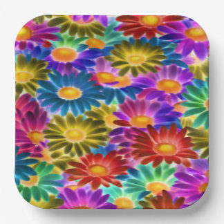 Floral Sunshine #444 - Paper Plate