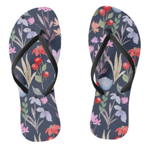 Floral Surface Pattern Fashion Botanical Jandals