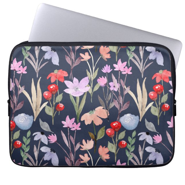 Floral Surface Pattern Fashion Botanical           Laptop Sleeve (Front)