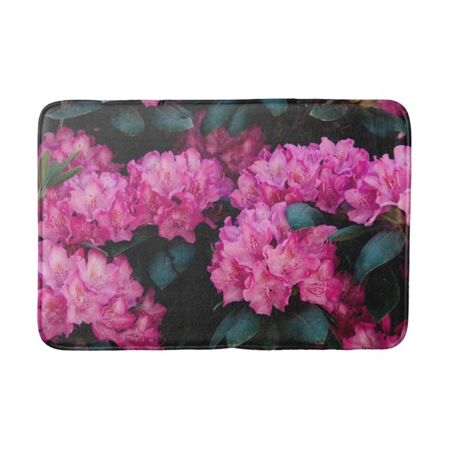 Floral Surface Pattern-Fashion Decorative abstract Bath Mat (Front)