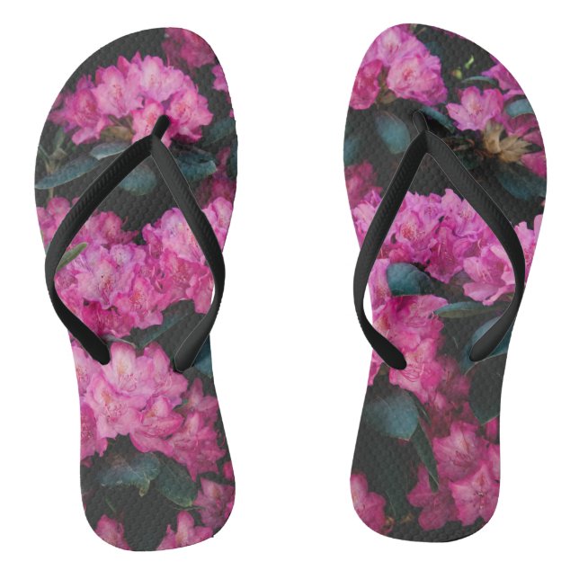 Floral Surface Pattern-Fashion Decorative abstract Jandals (Footbed)