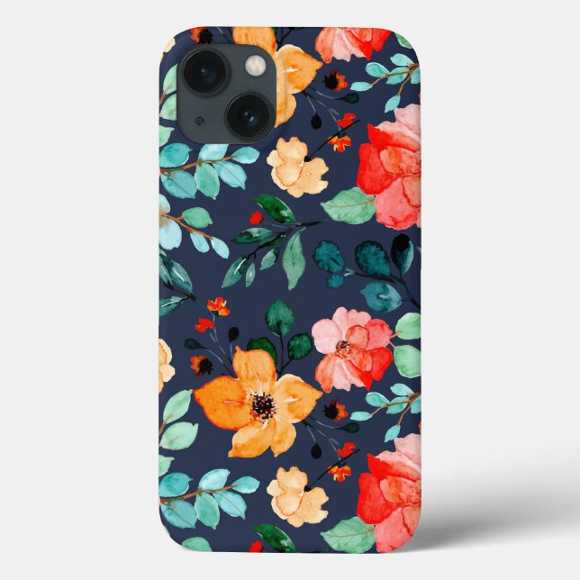 Floral Surface Pattern- Fashion Decorative Spring  Case-Mate iPhone Case (Back)