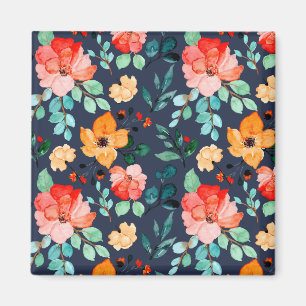 Floral Surface Pattern- Fashion Decorative Spring Magnet
