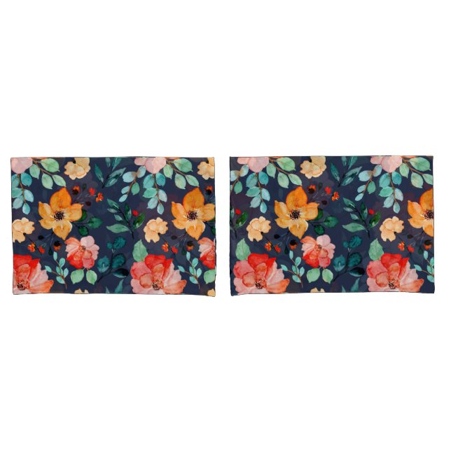 Floral Surface Pattern- Fashion Decorative Spring  Pillowcase (Front-Set)