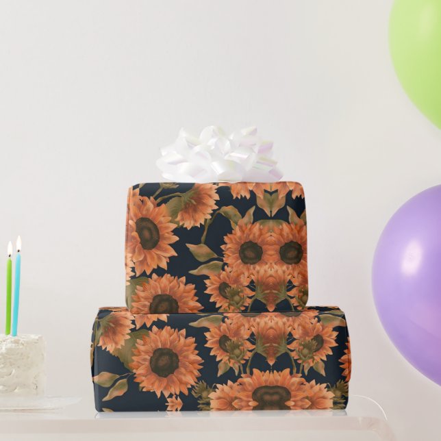 Floral Surface Pattern-Fashion Decorative Tropical Wrapping Paper (Party Gifts)