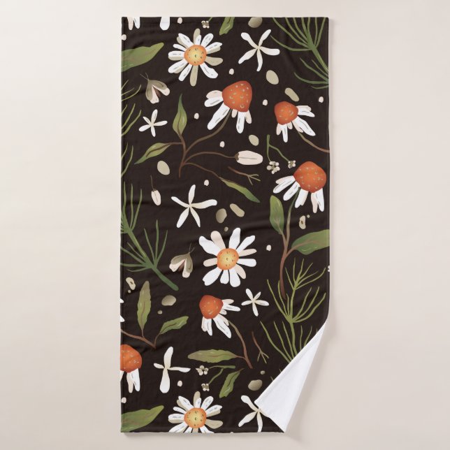 Floral Surface Pattern Fashion Spring   Bath Towel (Bath Towel)