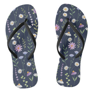 Floral Surface Pattern-Fashion Spring Flowers Jandals
