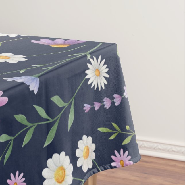 Floral Surface Pattern-Fashion Spring Flowers      Tablecloth (In Situ)