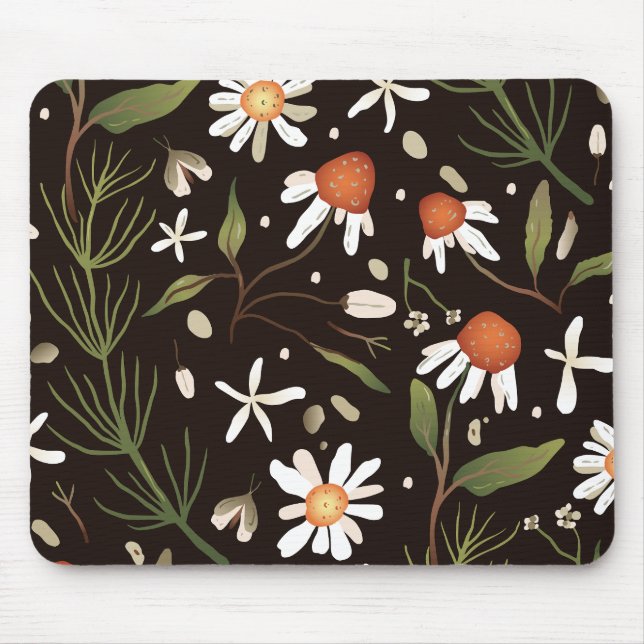 Floral Surface Pattern Fashion Spring             Mouse Pad (Front)