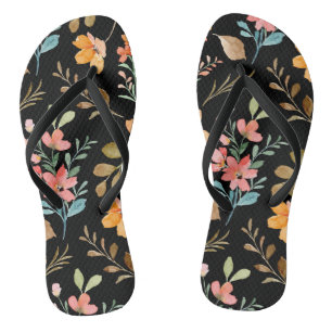 Floral Surface Pattern- Fashion Watercolor Spring Jandals