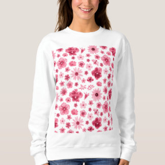floral sweatshirt