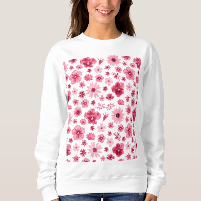 floral sweatshirt (Front)