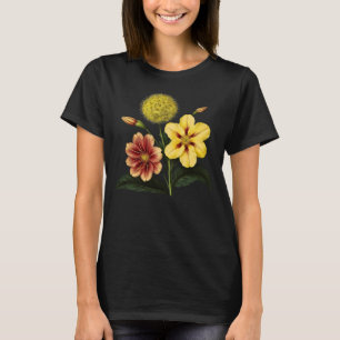 Floral T-Shirt, Botanical Flowers, T-Shirt