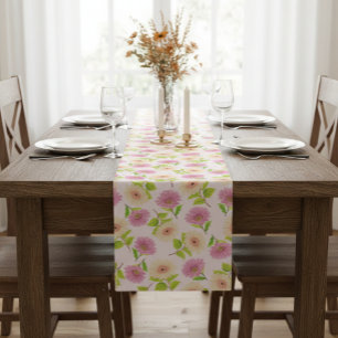 Floral Table Runner - Elegant Wedding & Party