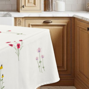 Floral tablecloth, spring floral tablecloth
