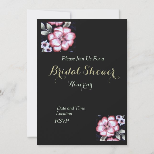 Floral Tapestry Invitation (Front)