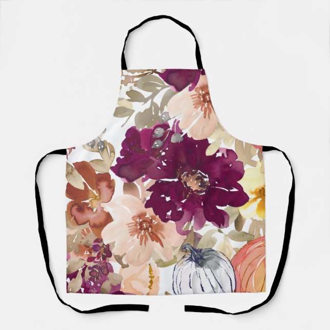 Floral Tattoo Apron (Front)