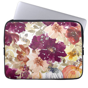 Floral Tattoo Laptop Sleeve