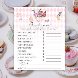 Floral tea party - Guess the price Game