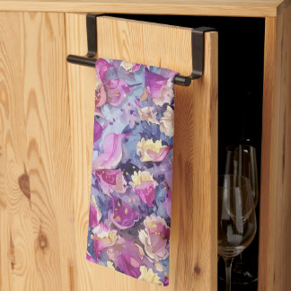 Floral  tea towel