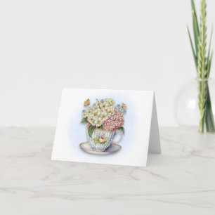 Floral Teacup Note Card