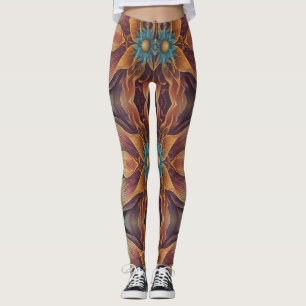 Floral texture "Ratti_Creative_Arts" Leggings
