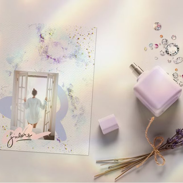 Floral Textured Paper Elegant Wedding Invitation (Creator Uploaded)