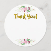 Floral Thank You