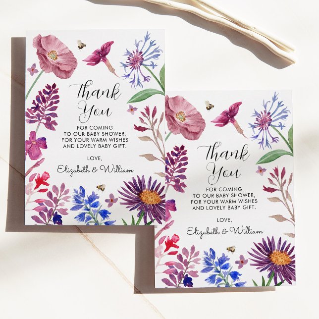 Floral Thank You Baby Shower (Creator Uploaded)