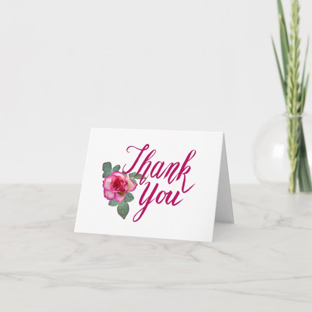 Floral Thank You Card (Front)