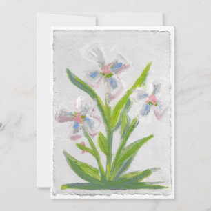 Floral Thank you card