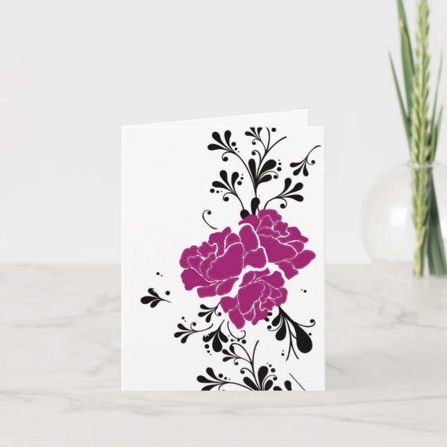 Floral Thank You Card (Front)